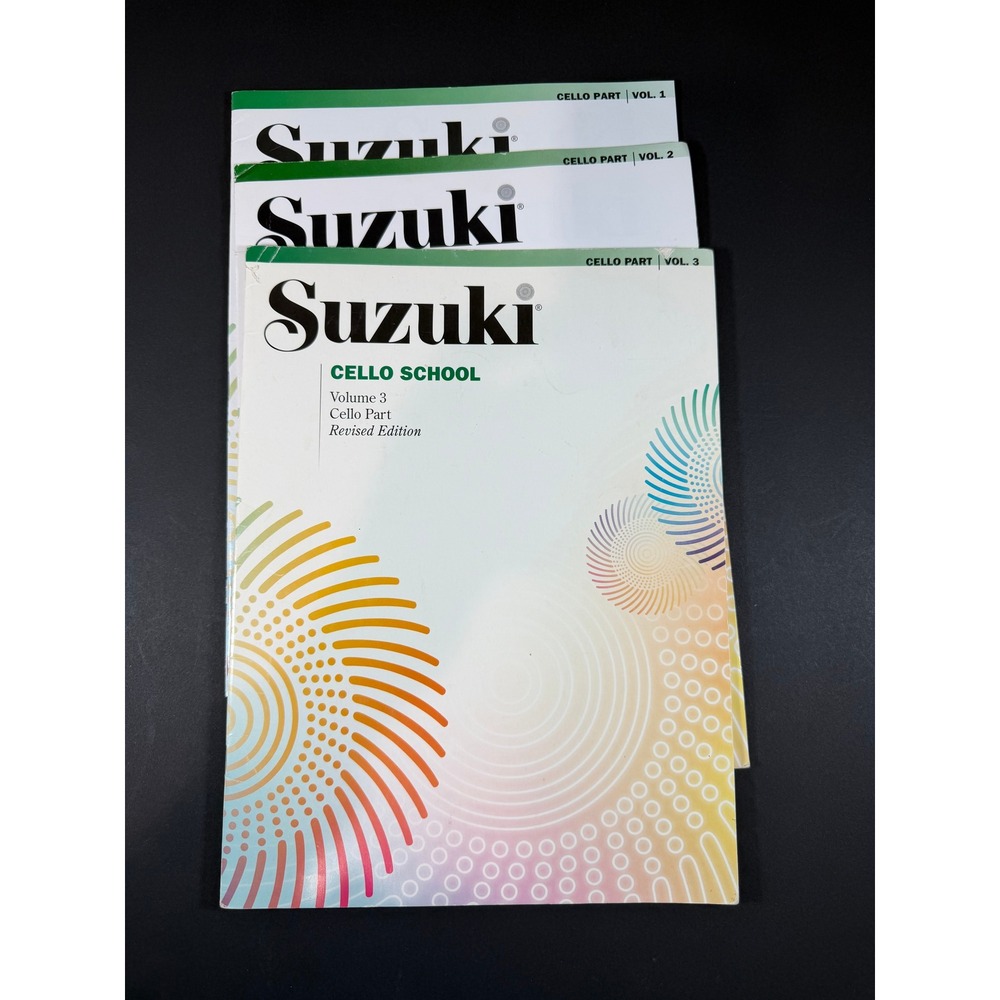 Suzuki Cello School Cello Part Volume 1 2 3 Soft Cover Music Books Suzuki Method